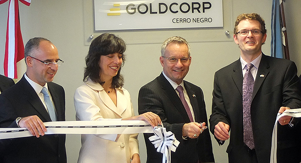 Minister Fast participated in the opening ceremony of the Goldcorp’s new Argentina office
