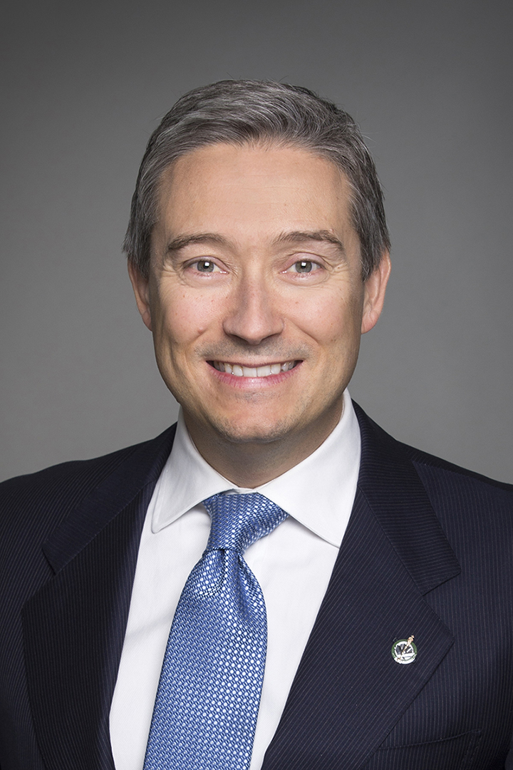 L’honorable François-Philippe Champagne Ministre des Affaires étrangères