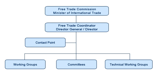 Graphic representation of the framework most FTAs establish