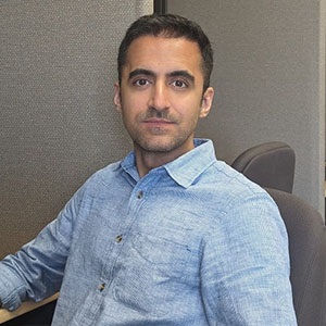 Farshad Esmaeilian is completing a PhD in chemistry and scientific computing at the University of Western Ontario.