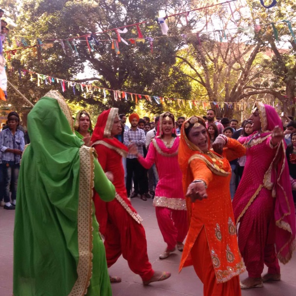 People from across Punjab sing and dance their way through Chandigarh in the 2017 Pride Walk.